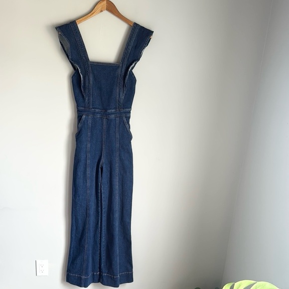 FARM Rio Pants - Farm Rio denim Jumpsuit XS